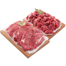 Runderlappen of hacheevlees